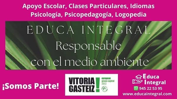Educa Integral, en Vitoria-Gasteiz, responsable con el medio ambiente y la sociedad